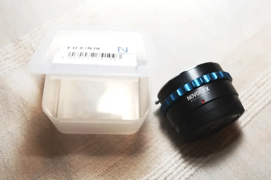 NOVOFLEX-Adapter Nikon an Fuji_X-1-.webp