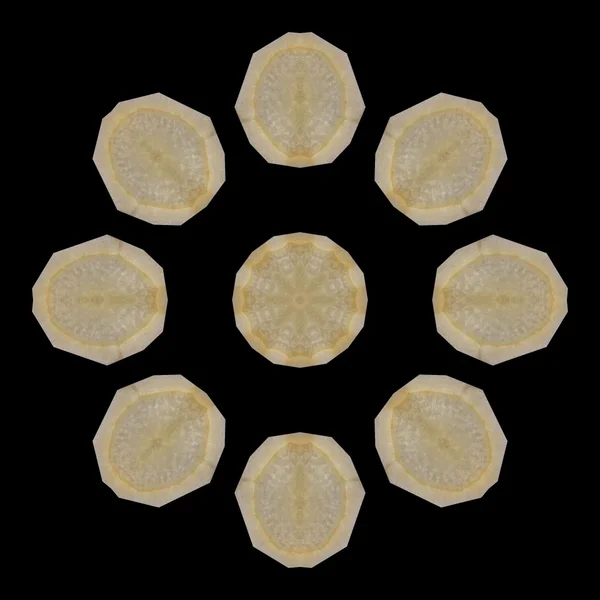 PetersilienwurzeluerschnittQUADRATaufSchwarzKALEIDOSKOPMULTI_1000x1000.webp