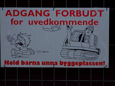 Baustellenzaun Svolvaer 2008.JPG